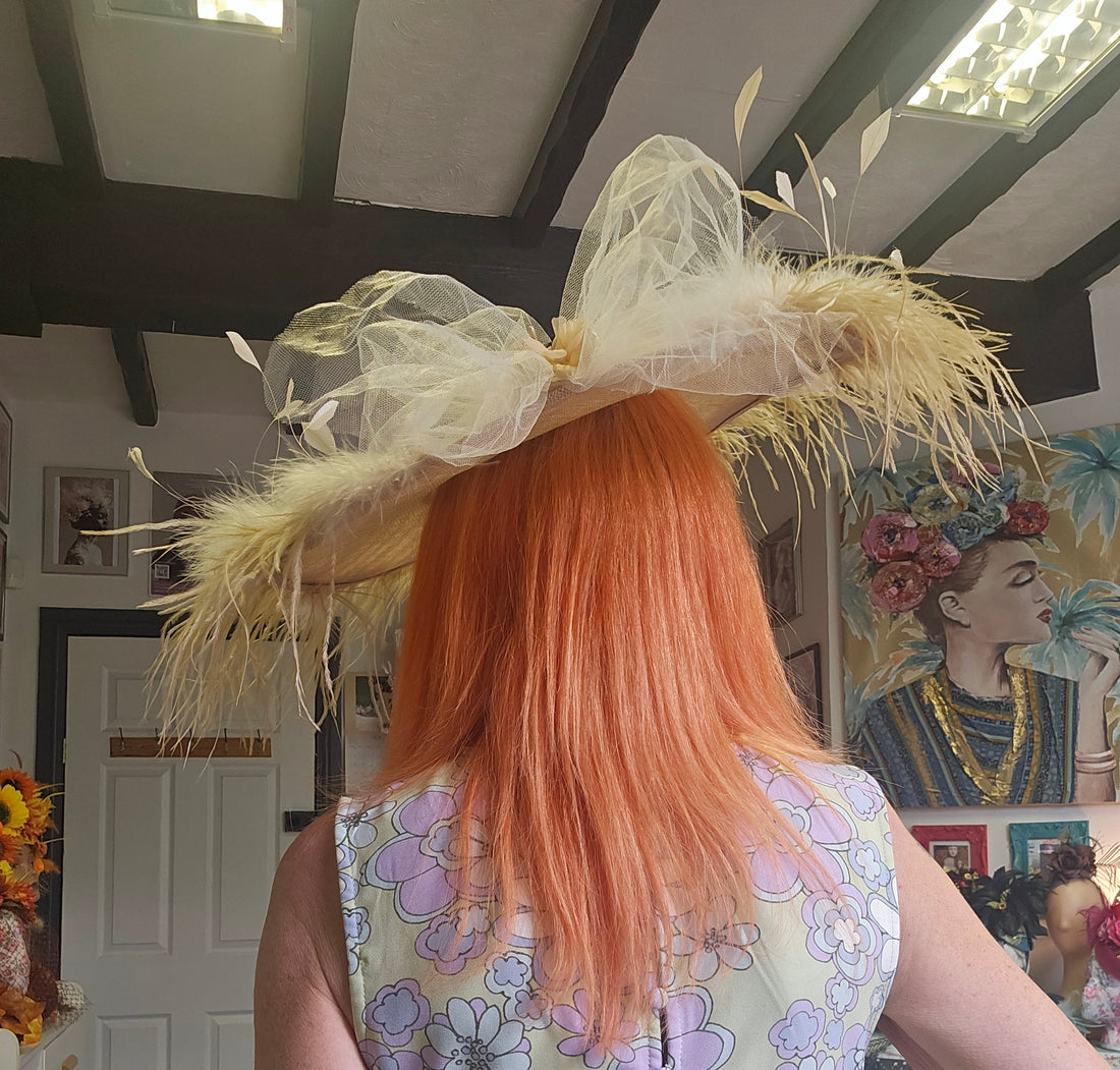 Large feather hatinator