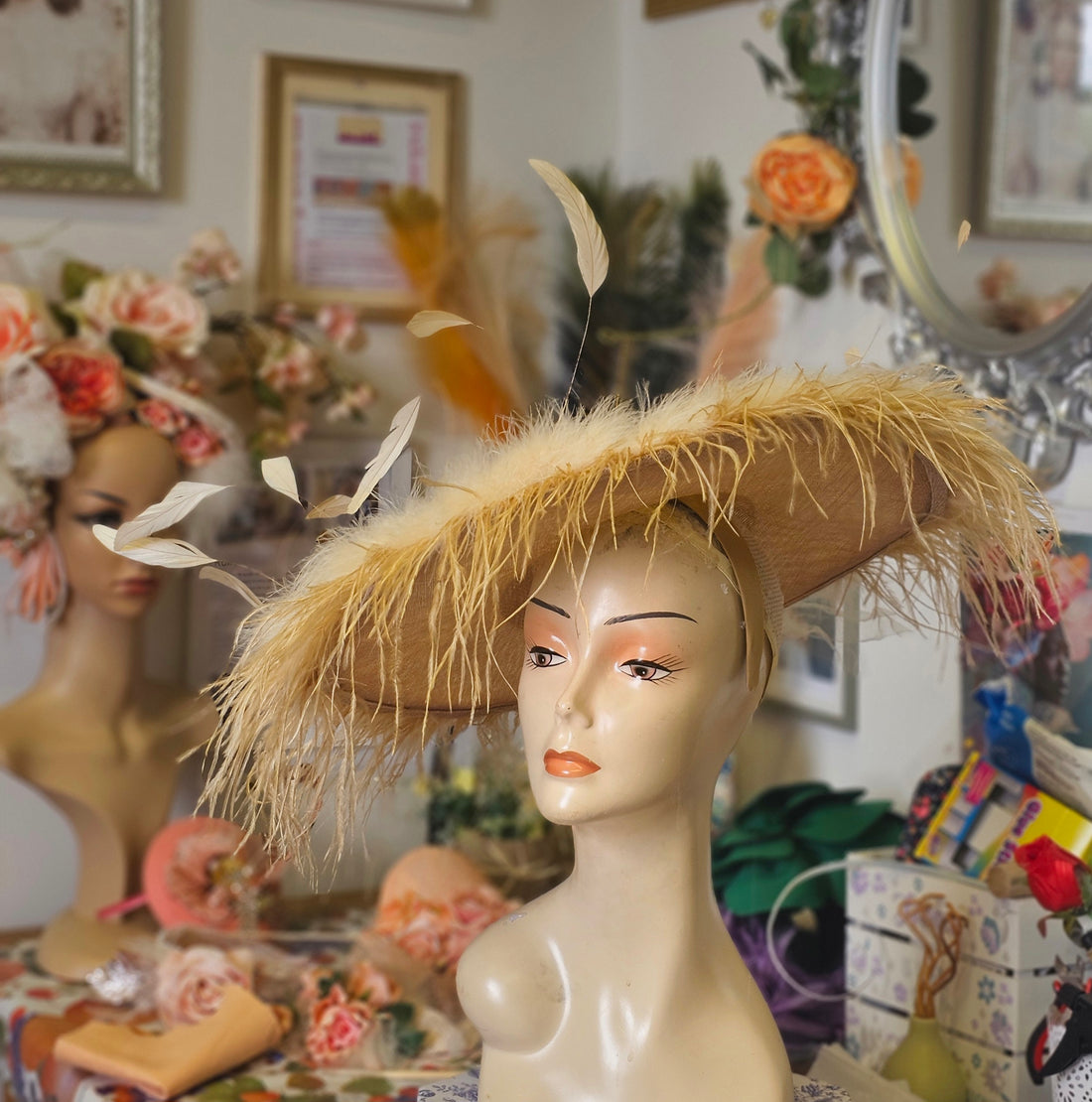 Large feather hatinator